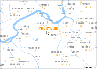 map of Kyaukyedwin