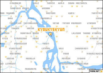 map of Kyaukyekyun