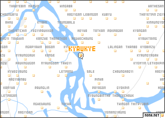 map of Kyaukye