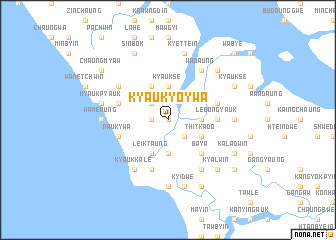 map of Kyauk-yoywa