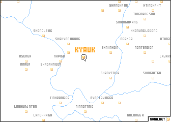 map of Kyauk