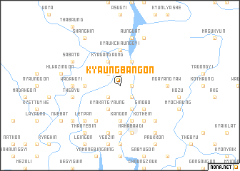 map of Kyaungbangôn