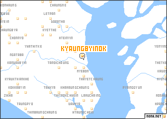 map of Kyaungbyin-ôk