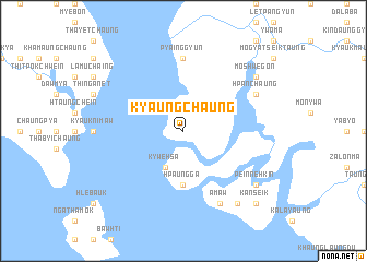 map of Kyaungchaung