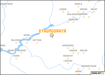 map of Kyaungdawya