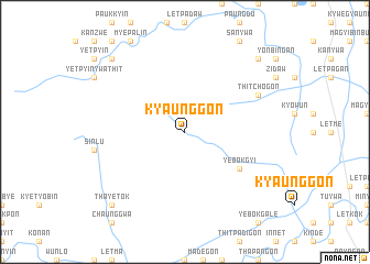 map of Kyaunggon