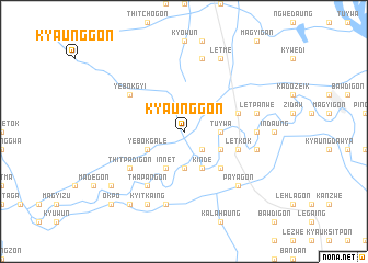 map of Kyaunggon