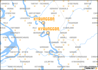 map of Kyaunggon