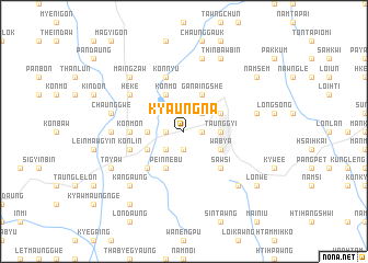 map of Kyaungna