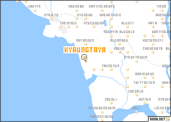 map of Kyaungtaya