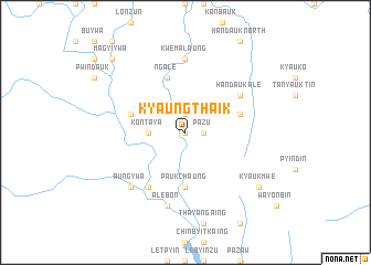 map of Kyaungthaik