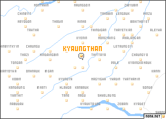 map of Kyaungthan