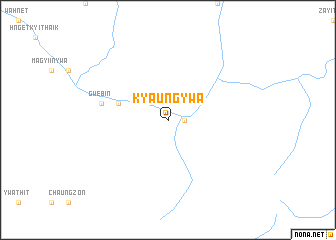 map of Kyaungywa