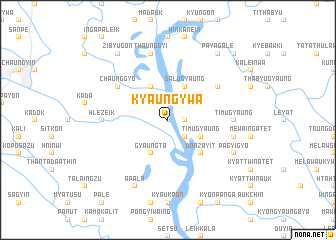 map of Kyaungywa