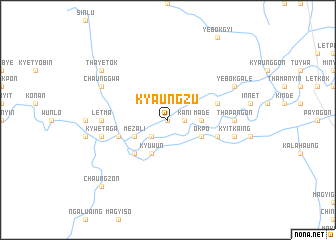 map of Kyaungzu