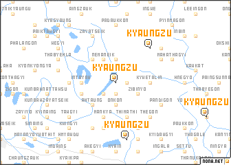 map of Kyaungzu