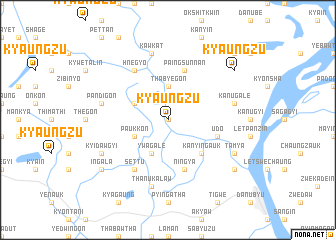 map of Kyaungzu