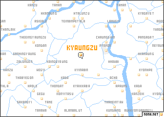 map of Kyaungzu