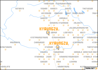 map of Kyaungzu