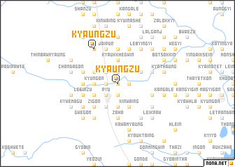 map of Kyaungzu