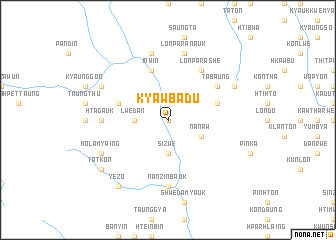 map of Kyawbadu