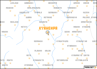 map of Kyawehpa