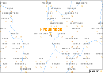 map of Kyawk Ngak