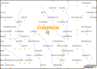 map of Kyawprekhi