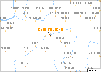 map of Kyawtalikho