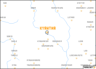 map of Kyawtha