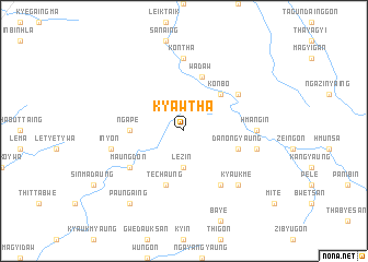 map of Kyawtha