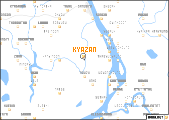 map of Kyazan