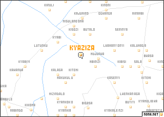 map of Kyaziza