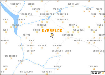 map of Kyébelga