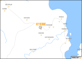 map of Kyebe