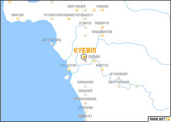 map of Kyebin