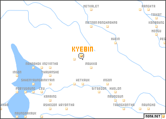 map of Kyebin