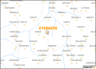 map of Kyebwera