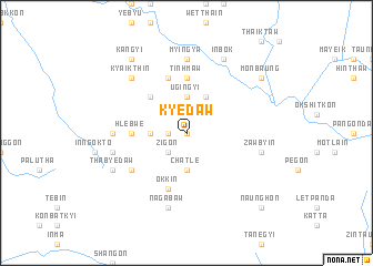 map of Kyedaw