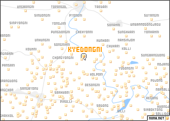 map of Kyedong-ni