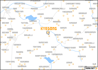 map of Kye-dong