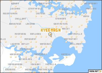 map of Kyeemagh