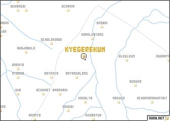 map of Kyegerekum