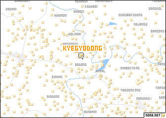 map of Kyegyo-dong