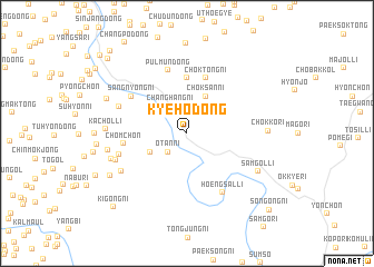 map of Kyeho-dong