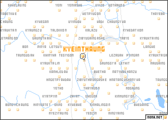 map of Kye-inthaung