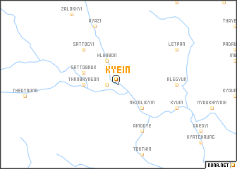 map of Kyein