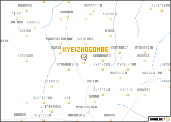 map of Kyeizhogombe