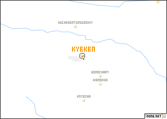 map of Kyeken