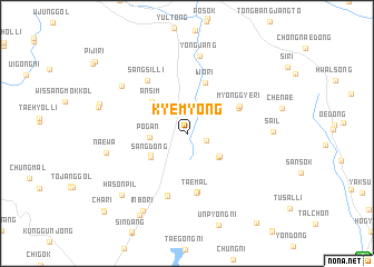 map of Kyemyŏng